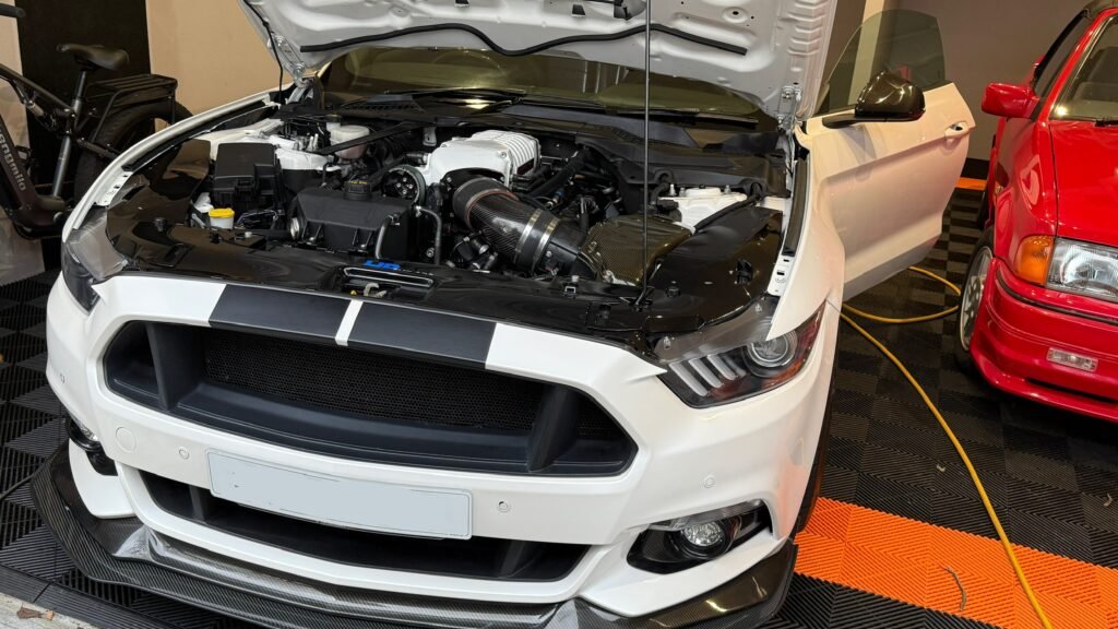 Ford Mustang paint correction in northen Ireland by sid detailing team www.sid-detailing.co.uk