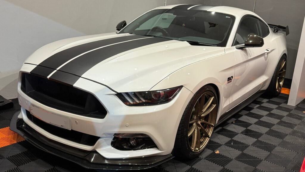 Ford Mustang paint correction in northen Ireland by sid detailing team www.sid-detailing.co.uk