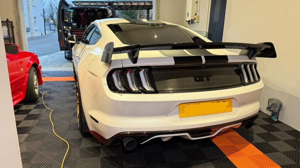 Ford Mustang paint correction in northen Ireland by sid detailing team www.sid-detailing.co.uk