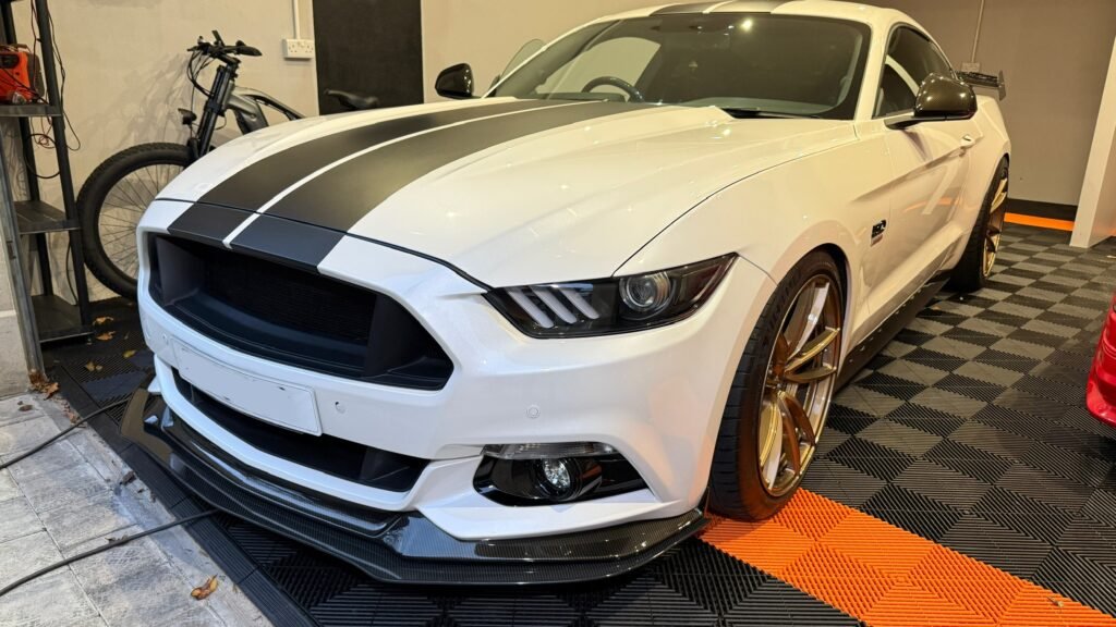 Ford Mustang paint correction in northen Ireland by sid detailing team www.sid-detailing.co.uk