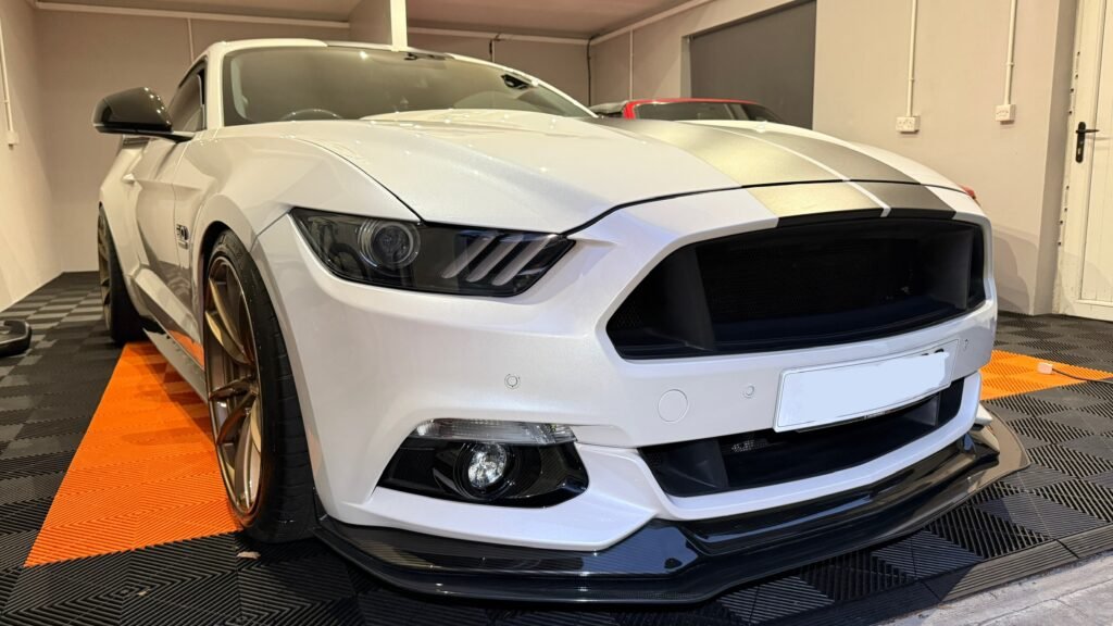 Ford Mustang paint correction in northen Ireland by sid detailing team www.sid-detailing.co.uk