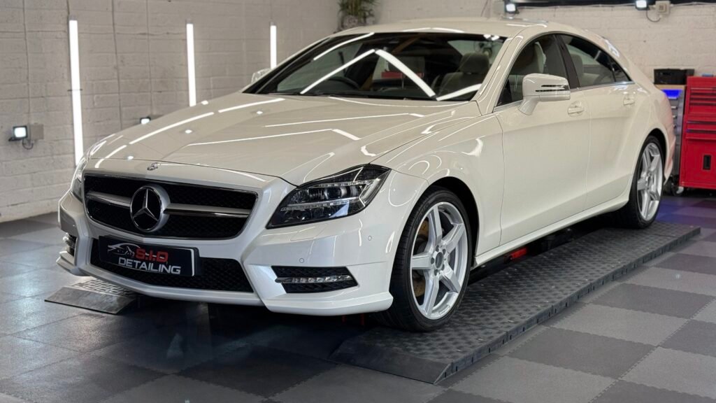 Mercedes-Benz CLS paint correction sid-detailing.co.uk