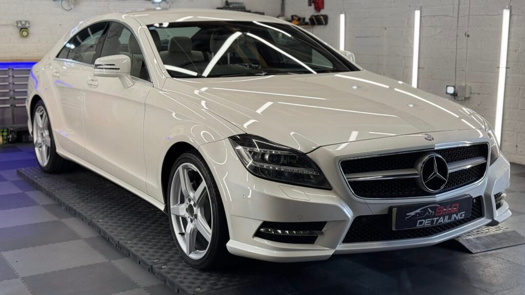 Mercedes-Benz CLS paint correction sid-detailing.co.uk