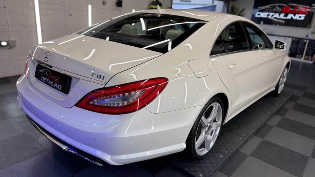 Mercedes-Benz CLS paint correction sid-detailing.co.uk